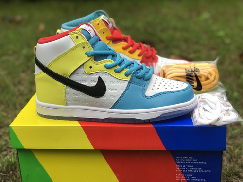 Original version_ FRO SKATE X Nike SB Dunk High _All Love No Hate_ _ DH7778-100_ full code shipment_ 36-46-f60391de